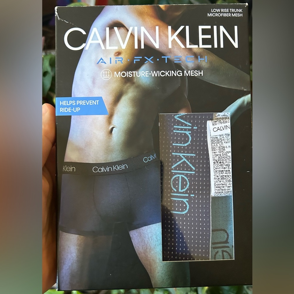 5 boxes Calvin Klein air fx tech boxer brief underwear  size S/ M/L